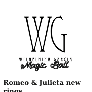 Meet Romeo & Julieta rings💌