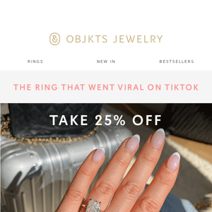 The ring that went viral on Tiktok…
