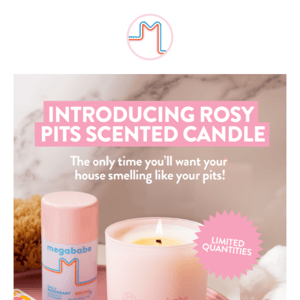 Rosy Pits Scented Candle is HERE!🌹