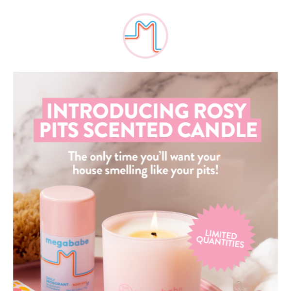 Rosy Pits Scented Candle is HERE!🌹