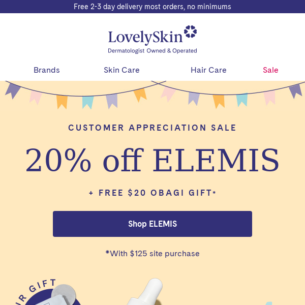 You deserve the best with 20% off ELEMIS