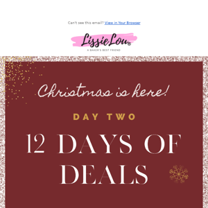 12 Days of Christmas with LissieLou - Day 2 🌟