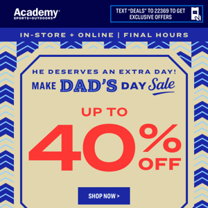 ⏳Up to 40% Off Sale — FINAL HOURS!