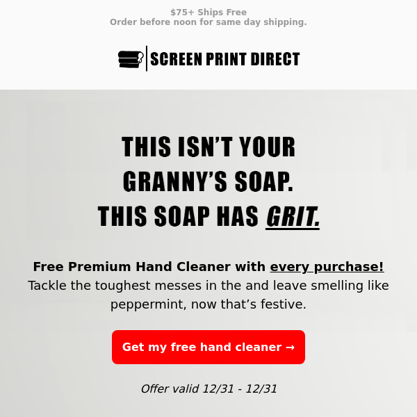 Free Premium Hand Cleaner With Every Purchase | Festive Edition 🎅