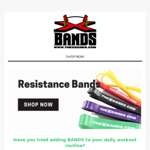 Get Fit Quicker and Easier with The X Bands!