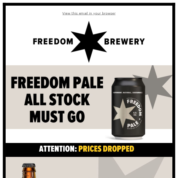 PRICES DROPPED on Freedom Pale😲