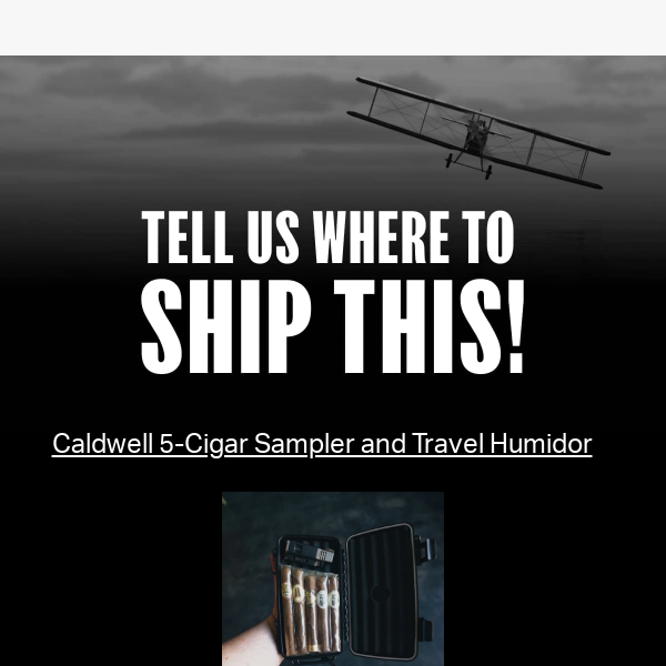 Your New Caldwell 5-Cigar Sampler and Travel Humidor Is A Few Clicks Away