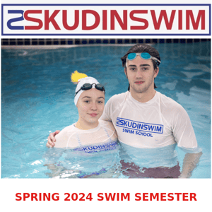 Skudin Swim SPRING 2024 NOW OPEN FOR REGISTRATION