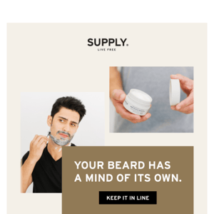 How to keep you beard straight.