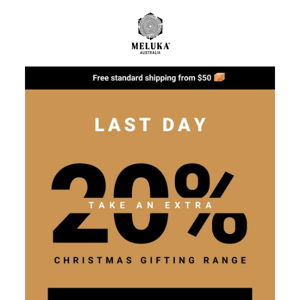 ⏰Time's running out! | Meluka Australia, last chance to bag a bargain!