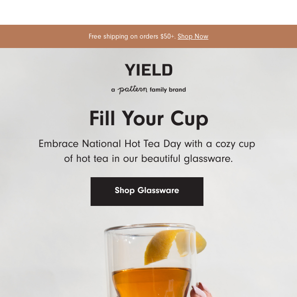 Celebrate National Hot Tea Day with—you guessed it—hot tea