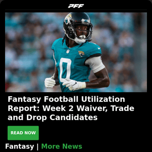 Fantasy Utilization Report, NFL Week 2 Power Rankings, Rushing Analysis