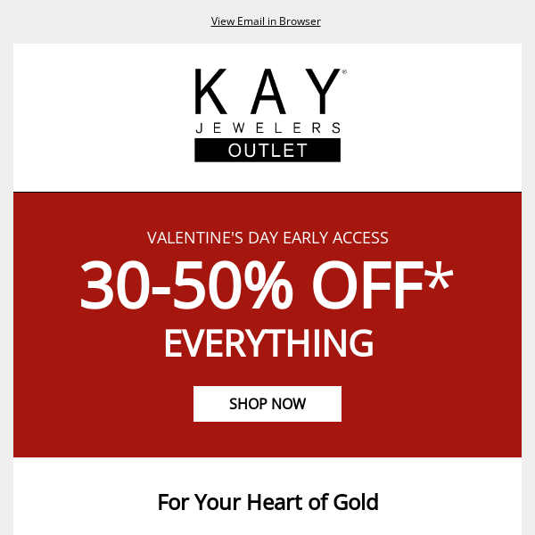 Save 30-50% on EVERYTHING before V-Day! 💕