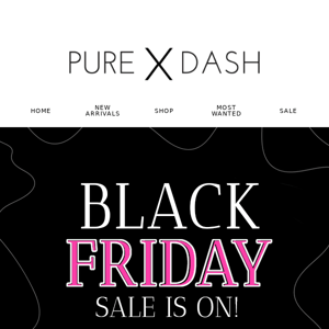 BLACK FRIDAY SALE 🖤 30% OFF Sitewide
