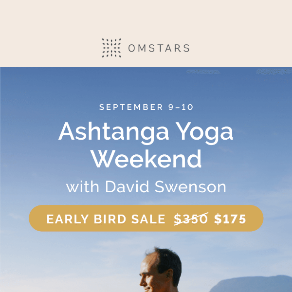 Save 50% on a LIVE workshop with David Swenson