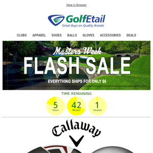 Extra $25 Off‼️ Callaway X Hot Fairway Woods & Hybrids • 6 Hours Only