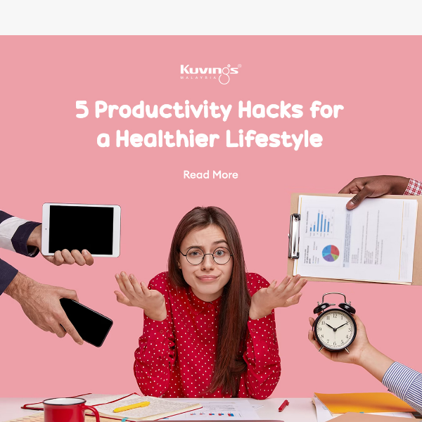 Unlock Your Potential with 5 Productivity Hacks for a Healthier You!