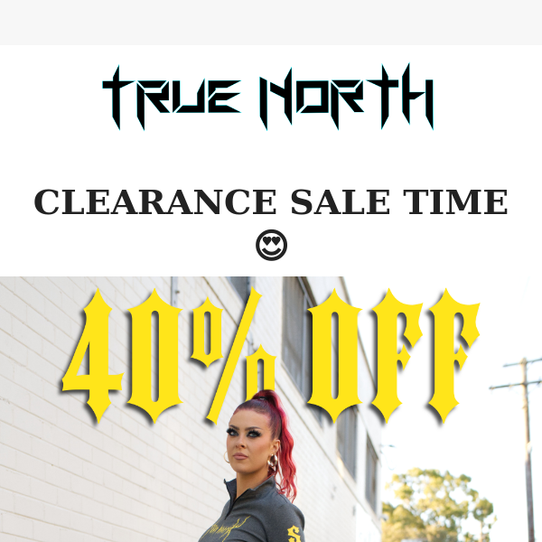 40% OFF ALL STREETWEAR