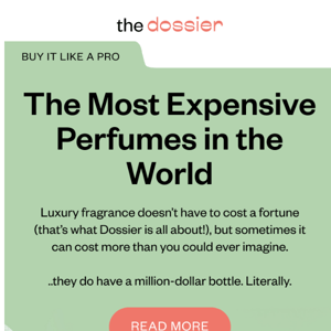 This perfume costs $1 MILLION? 💰