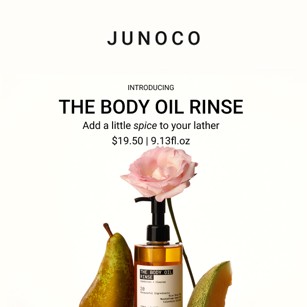 New! The Body Oil Rinse