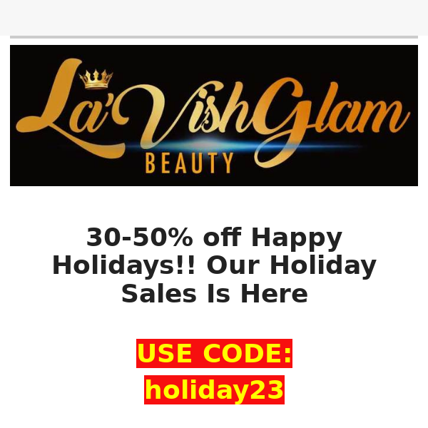 HOLIDAY SLAES 30 to 50% OFF!! ......