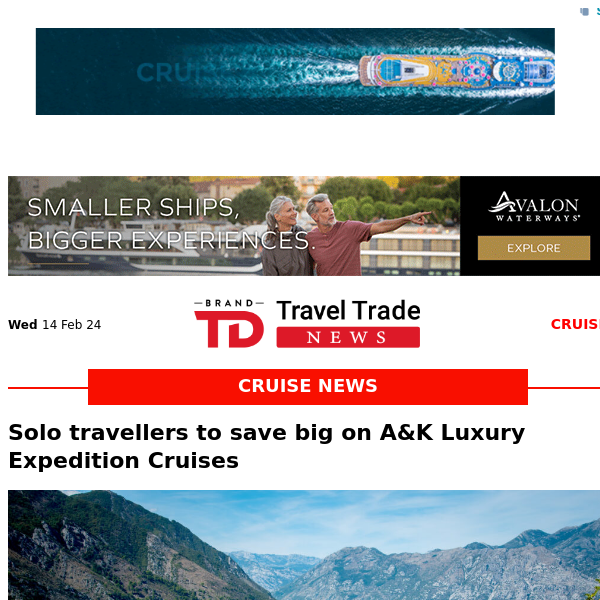 Crystal announces special explorer fare for 2025 voyages | Thrill seekers, hop on to a cruise | Abercrombie & Kent are offering 75% off the single supplement in stateroom categories