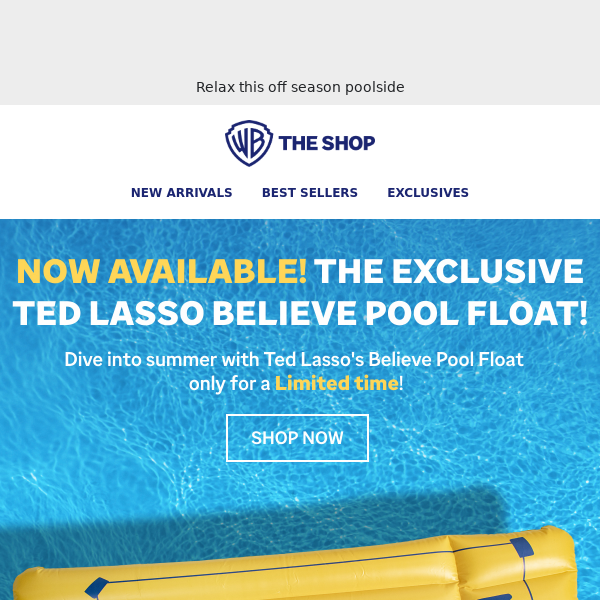 Now Available - Buy The Ted Lasso Pool Float Today!