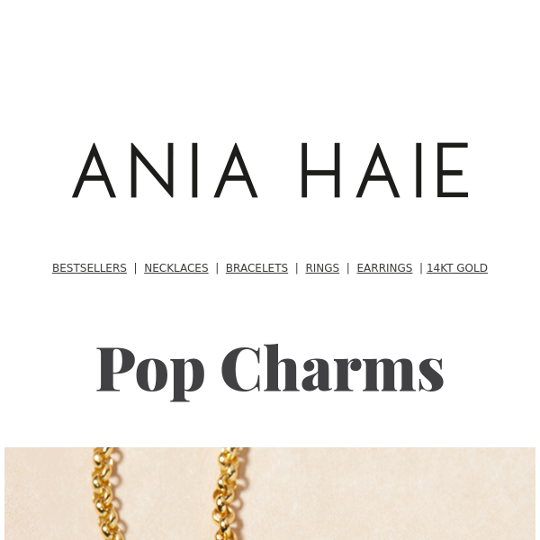 Necklace Woman Jewellery Ania Haie Pop Charms