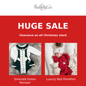 Huge reductions on all Christmas stock