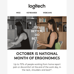 Celebrate the national month of ergonomics