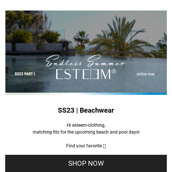 SS23 | Beachwear now available 🏝️