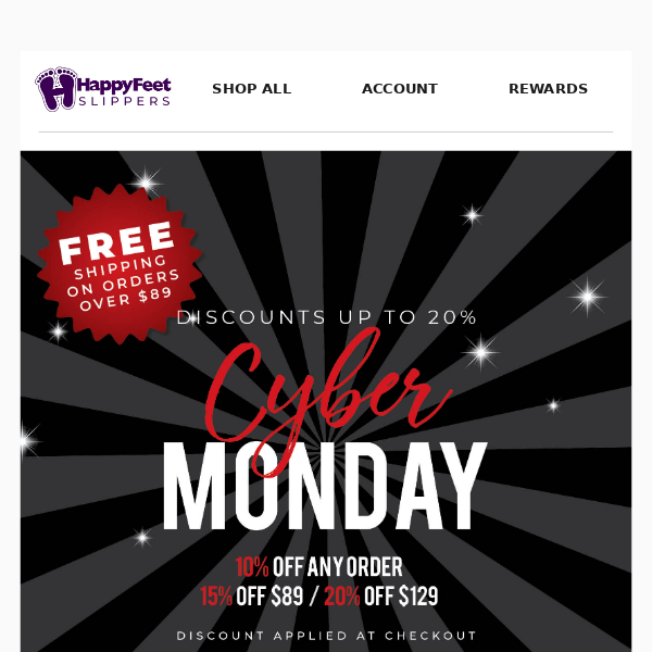 🎉 Cyber Monday is here! 🎉