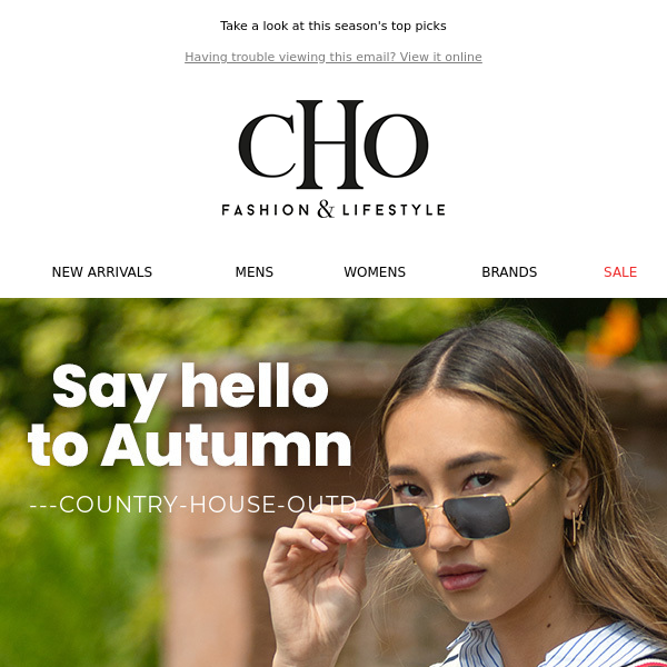 Say hello to Autumn CHO - Country House Outdoor