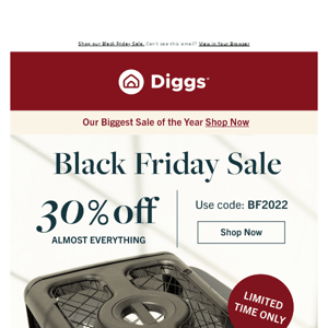 30% off: Black Friday is HERE!