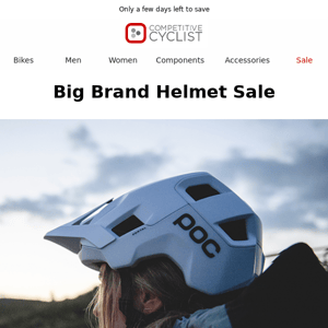 Up to 50% off helmets from top brands ends soon