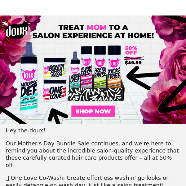 🎁 Elevate Her Hair Game: 50% Off Mother's Day Bundle – Salon Quality at Home!