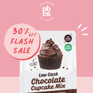 FLASH SALE - Low Carb Chocolate Cupcakes