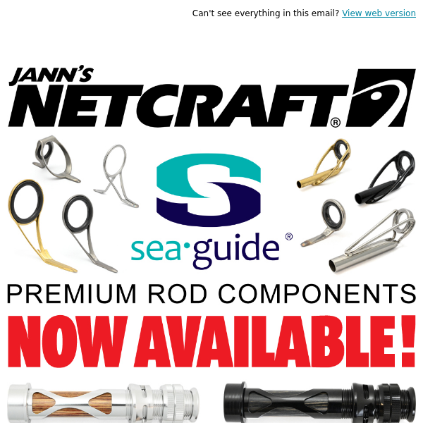 NEW Rod Building Products In Stock!