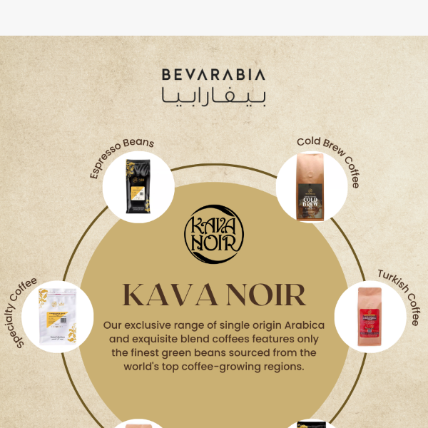 Unveiling the Alluring Range of Kava Noir☕️ - Bevarabia