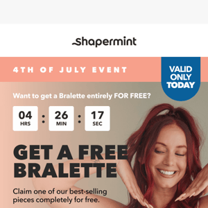 It's your chance, Shapermint 🏃🏿‍♀️