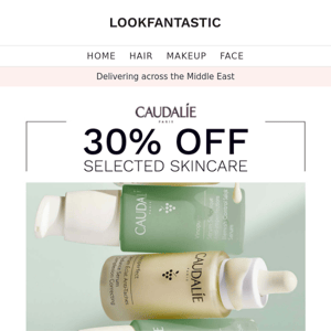 TONIGHT: 30% Off Caudalie 🤍