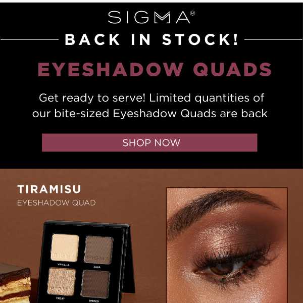 Now Serving: Eyeshadow Quads Are Back!