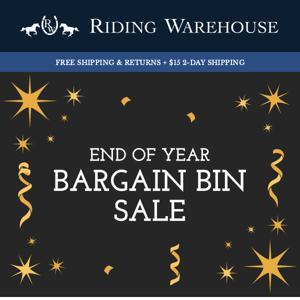 Bargain Bin Sale Extended!