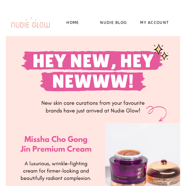 Nudie Glow, meet our NEW curations! 👏✨