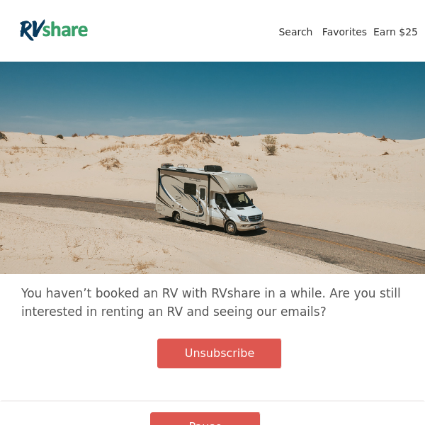 You haven’t used RVshare in awhile