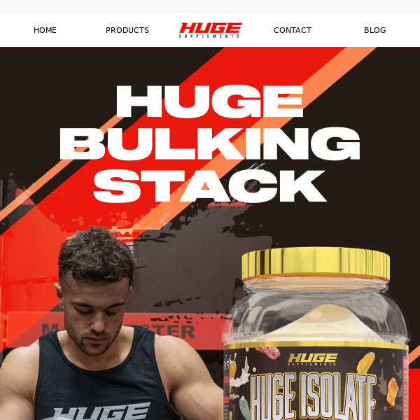 Meet the Official Huge Bulking Stack 💪