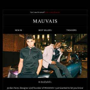 Welcome to MAUVAIS!