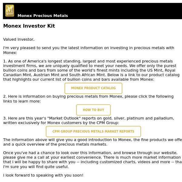 Your Monex Investor Kit