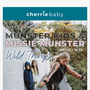 NEW is here! Munster Kids + Missie Munster 🏄