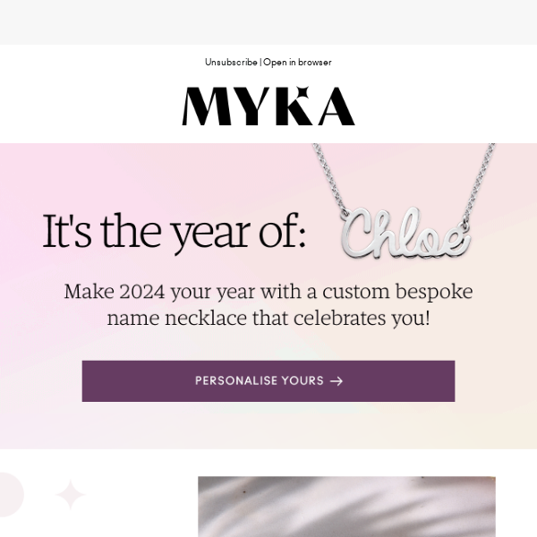 💃 It's the Year of MYKA